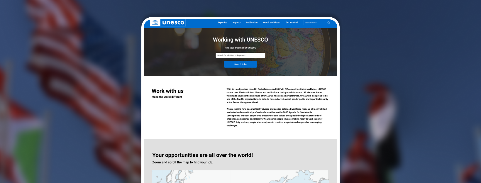 UNESCO Volunteer Recruitment main hero image