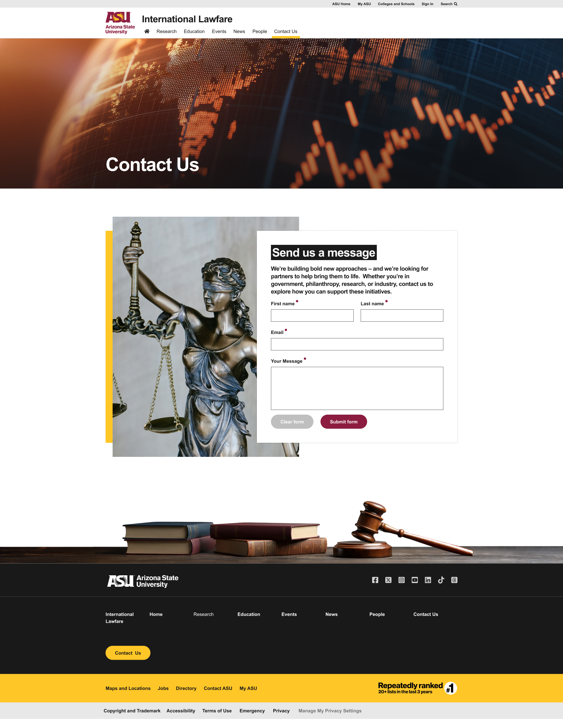 Contact Us page