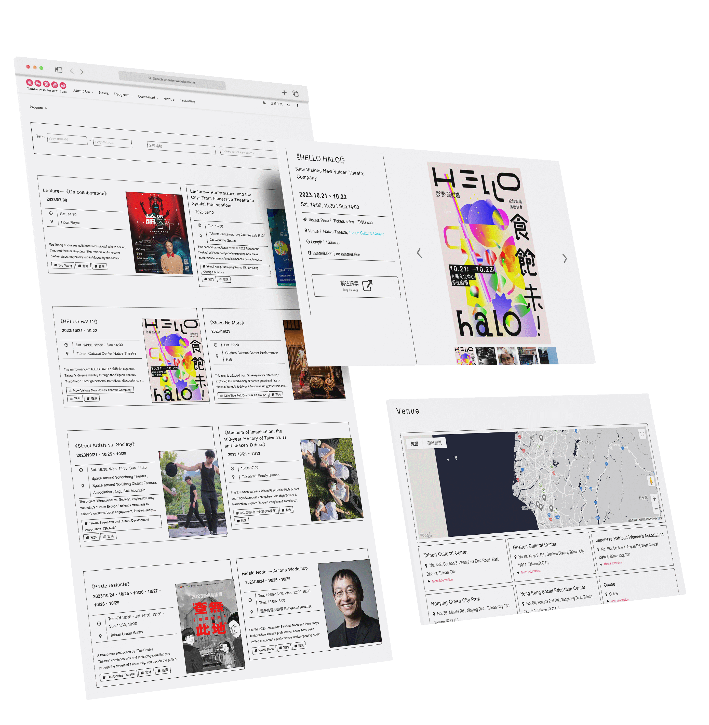 TNAF mobile mockups